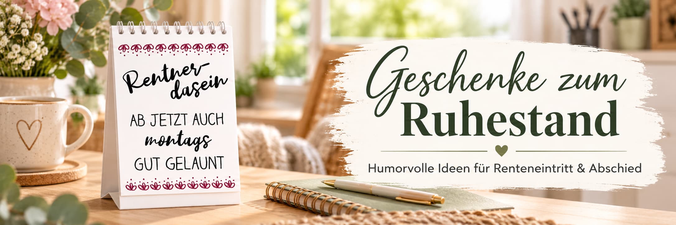 Kategorie Geschenke zum Ruhestand