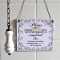Toilettenschild PLEASE REMAIN SEATED 13 x 13 (SAH+D) Holz