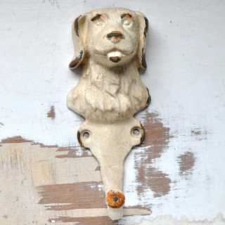 Wandhaken Metallhaken DOG  mit Hundekopf
