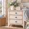 Vintage Möbelknauf WINDRAD blau im Shabby Chic