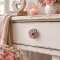 Vintage Möbelknauf ANTIQUE JALI rosa im Shabby Chic