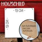 Dekoschild mit Spruch Bibelvers Hebräer 10,24 Lasst...