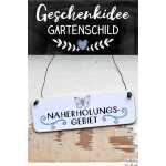 Gartenschild Naherholungsgebiet wetterfest für Gartenzaun und Terrasse