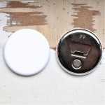 Button Vorsicht STUBENTIGER rund 59 mm