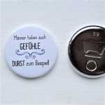Button Magnetflaschen&ouml;ffner M&Auml;NNER haben auch GEF&Uuml;HLE - DURST