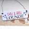 Schild Chill & Grill Lounge Geschenkidee für Euren Grillmeister
