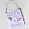Schild mit Spruch BIN mit dem falschen WEIN aufgestanden 13 x 13 cm (SAH+D) Holz