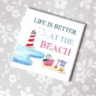 Magnet f&uuml;r Strand-Urlauber life is better at the beach