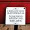 Schild mit Spruch 28-Stunden-Tag Nähen & Schlafen 13 x 13 (SAH+D) Holz