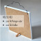 Schild mit lustigem Spruch Achtung wütendes Kind 13 x 13 cm (SAH+D) Holz