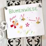 Schild Blumenwiese f&uuml;r Bienenfreunde