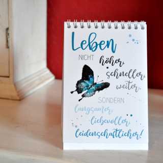 immerwährender Kalender mit lustigen Sprüchen fürs Büro