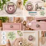 Kinder Möbelknopf mit Tiermotiv fürs Kinderzimmer Bär