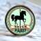 Möbelknauf Metallknauf Karussellpferd Paris Vert alt Messing brüniert (altgoldener Look)