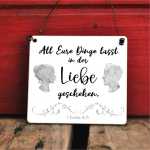 Hochzeitsschild Trauspruch All Eure Dinge lasst in der...