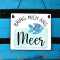 Schild Bring mich ans Meer 13 x 13 (SAH+D) Holz
