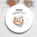 Button Magnetflaschen&ouml;ffner Papas Werkstatt mit...