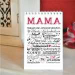 MAMA Kalender mit Spr&uuml;chen Muttertagsgeschenkidee