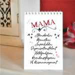 MAMA Kalender mit Spr&uuml;chen Muttertagsgeschenkidee