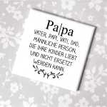Magnet mit Spruch Definition Papa Vater Papi Vati Dad