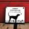 Hundeschild Vorsicht freilaufender Hund - Tor immer geschlossen halten (wetterfest)