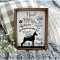 Kunstdruck Hund Wortcollage DINA4 - Geschenkidee für Hundeliebhaber