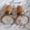 Flaschenkorken Wichtel Weihnachten Geschenkidee für Weinliebhaber alt Zinn brüniert (altsilberner Look)