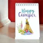Camping-Kalender mit Sprüchen für Campingfreunde