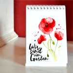 Garten-Kalender mit Sprüchen für Gartenfreunde