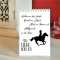 Tischaufsteller / Kalender Pferde mit Reitersprüchen Geschenkidee für Pferdefreunde
