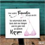 Lustiges Schild für beste Freundinnen Eine wahre Freundin ist wie ein BH – Geschenkidee mit Herz & Humor