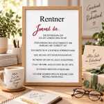 Rentner Definition zum Download + selbst ausdrucken Geschenkidee zum Ruhestand
