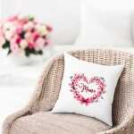 Mama Kissenhülle mit Herzmotiv | Muttertagsgeschenk...