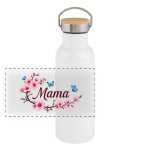 Thermosflasche mit Bambusdeckel Kirschblüte | Mama...