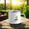 Emaille-Tasse Mir reicht’s, ich geh jetzt gärtnern | Lieblingstasse für den Gärtner oder die Gärtnerin | Gartenliebe | Emaille Becher