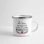 Emaille Tasse PAPArieren Spruch | Vatertagsgeschenk | Vatertag Ideen | Vatertag 2025 | Papa Geburtstag Spruch