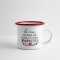Emaille Tasse PAPArieren Spruch | Vatertagsgeschenk | Vatertag Ideen | Vatertag 2025 | Papa Geburtstag Spruch