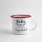 Emaille Tasse Papa Du bist unser Superheld | Vatertagsgeschenk | Vatertag Ideen | Vatertag 2025 | Papa Geburtstag Spruch