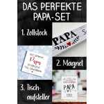 Das perfekte Papa-Set Geschenkidee mit Papa-Sprüchen...