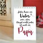 Das perfekte Papa-Set Geschenkidee mit Papa-Sprüchen 1 Zollstock + 1 Magnet + 1 Tischaufsteller