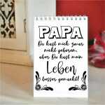 Das perfekte Papa-Set Geschenkidee mit Papa-Sprüchen 1 Zollstock + 1 Magnet + 1 Tischaufsteller