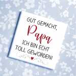 Das perfekte Papa-Set Geschenkidee mit Papa-Sprüchen 1 Zollstock + 1 Magnet + 1 Tischaufsteller