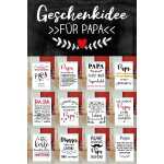 Das perfekte Papa-Set Geschenkidee mit Papa-Sprüchen 1 Zollstock + 1 Magnet + 1 Tischaufsteller