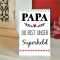 Das perfekte Papa-Set Geschenkidee mit Papa-Sprüchen 1 Zollstock + 1 Magnet + 1 Tischaufsteller