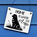 Home is where my Aussie is Schild – wetterfestes...