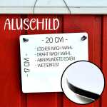 Achtung Freilaufende Alarmanlagen Hundeschild mit...