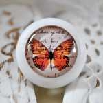 Möbelknauf Gentle Butterfly von Shabbyflair