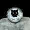 Metallknauf M&ouml;belknauf COOL CAT aus der Black Cat Serie alt Messing br&uuml;niert