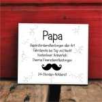 Papa-Schild Vatertagsgeschenkidee