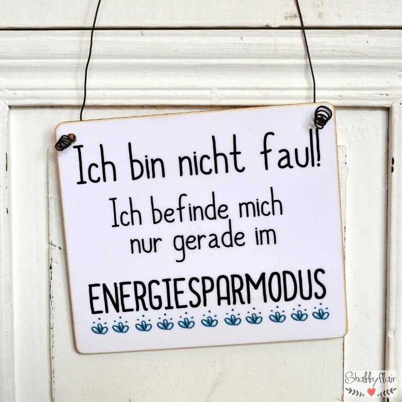 Lustiges Schild mit Spruch VOM BODEN ESSEN